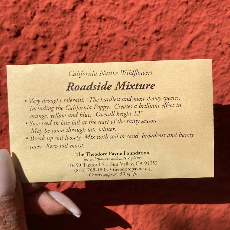Roadside Mixture - California Wildflower Seeds - Theodore Payne Foundation
