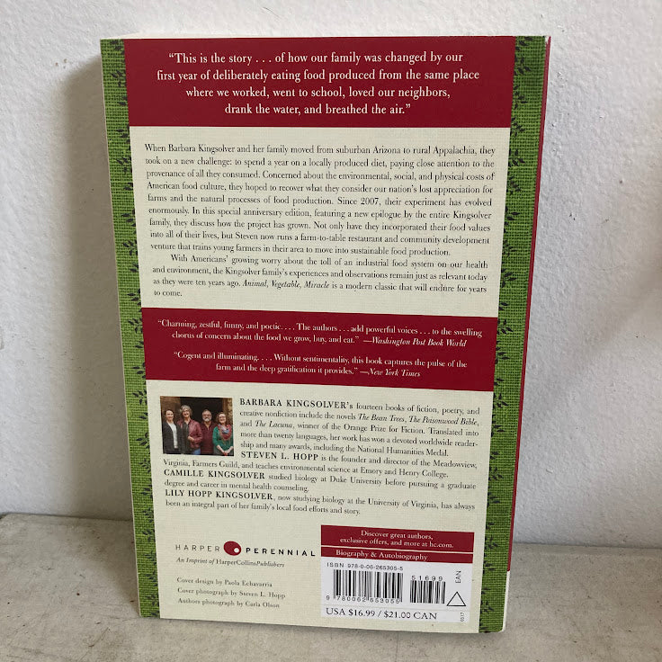Animal, Vegetable, Miracle - Barbara Kingsolver