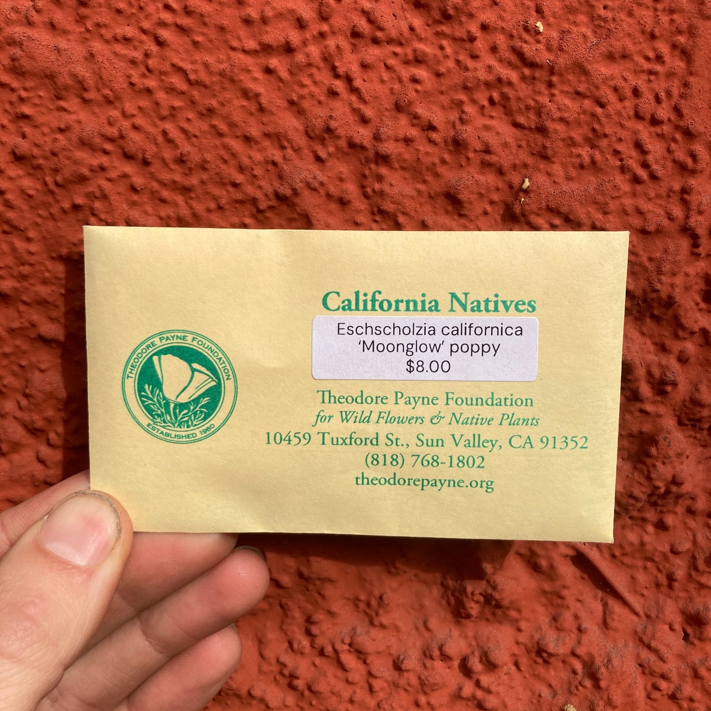 Mahogany Red California Poppy Seeds - Eschscholzia californica 'Mahogany Red' - Theodore Payne Foundation