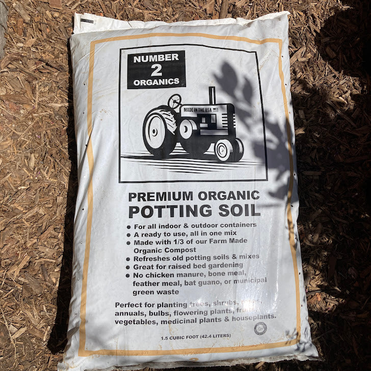 2 cubic feet of potting mix Number 2 Premium Organic Potting Soil – Artemisia Nursery