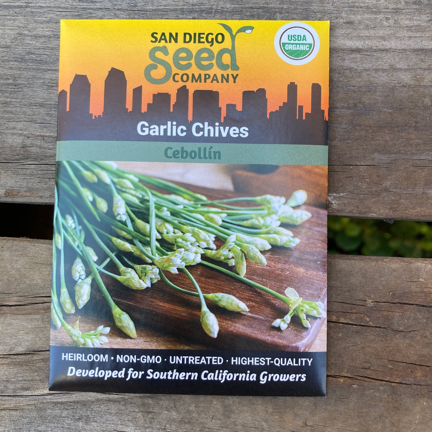 Chives, Garlic - Organic  - San Diego Seed Company