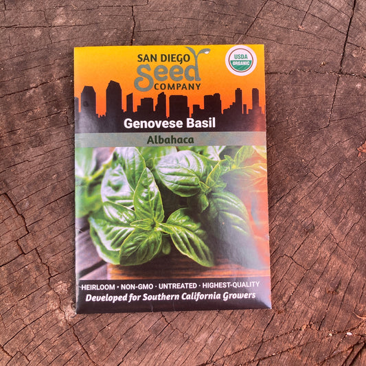 Basil, Genovese - Organic - San Diego Seed Company