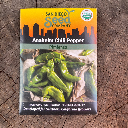 Pepper, Anaheim Chili - Organic - San Diego Seed Company