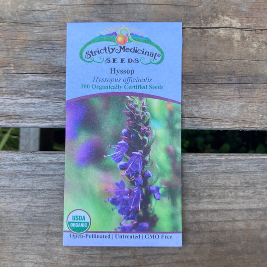 Hyssop (Hyssopus officinalis) - Organic - Strictly Medicinal Seeds
