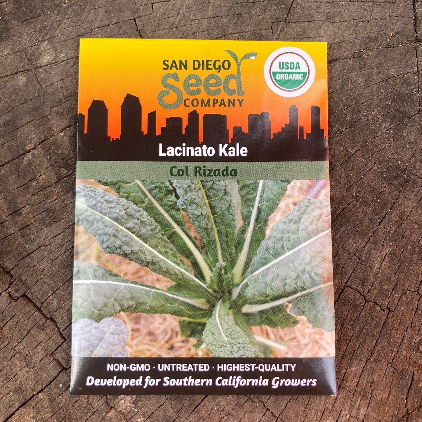 Kale, Lacinato (Dinosaur) - Organic - San Diego Seed Company