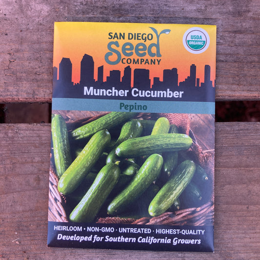 Cucumber, Muncher - Organic - San Diego Seed Company