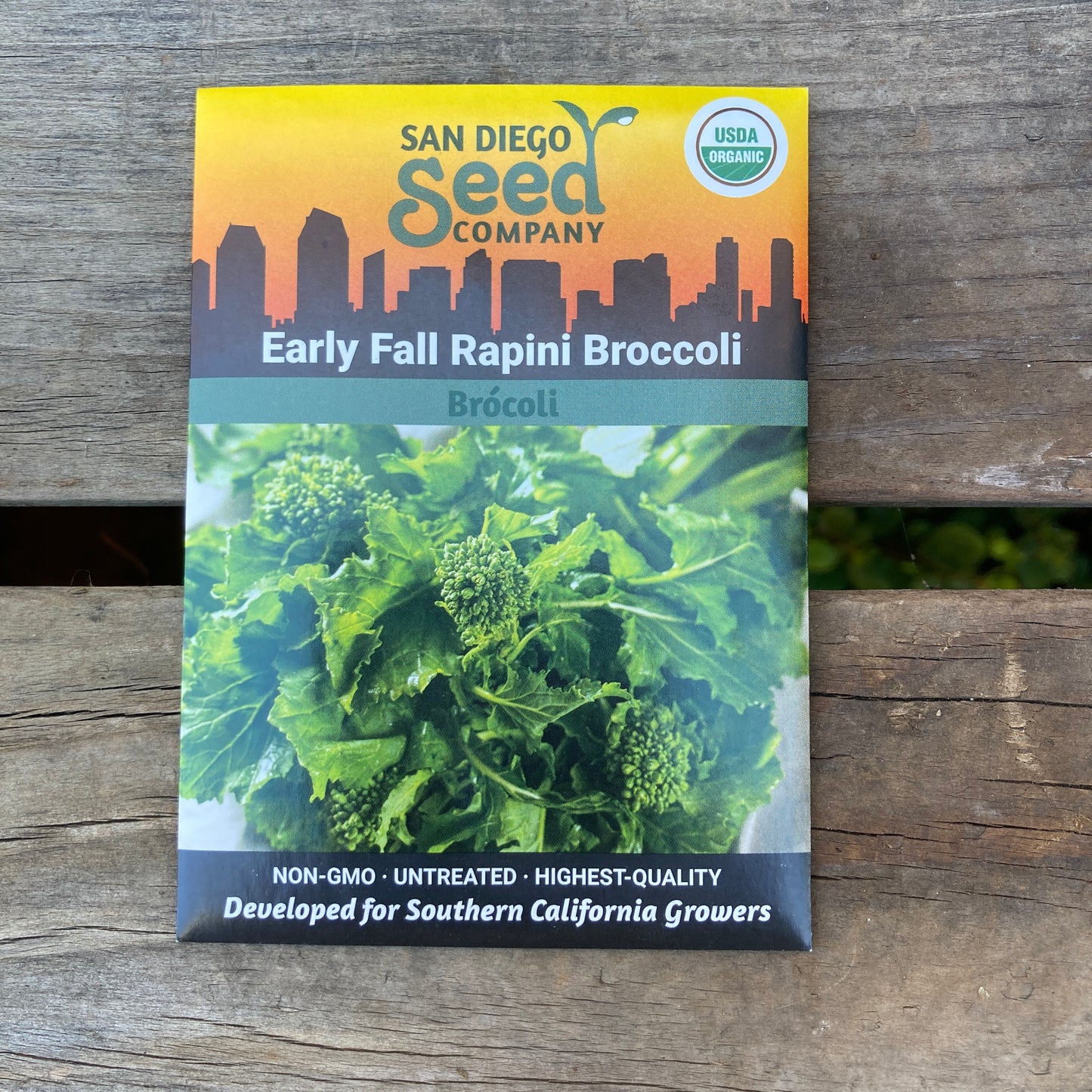 Broccoli, Early Fall Rapini - Organic - San Diego Seed Company