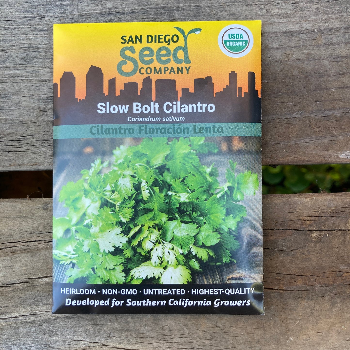 Cilantro, Slow Bolt - Organic - San Diego Seed Company