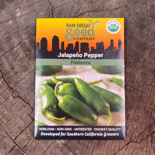 Pepper, Jalapeno - Organic - San Diego Seed Company