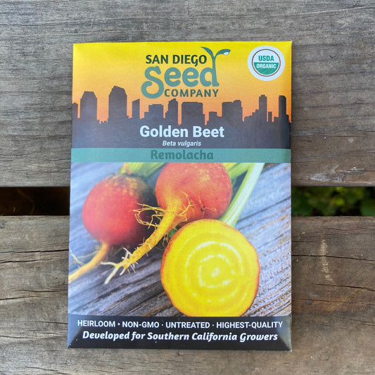 Beet, Golden - Organic - San Diego Seed Company