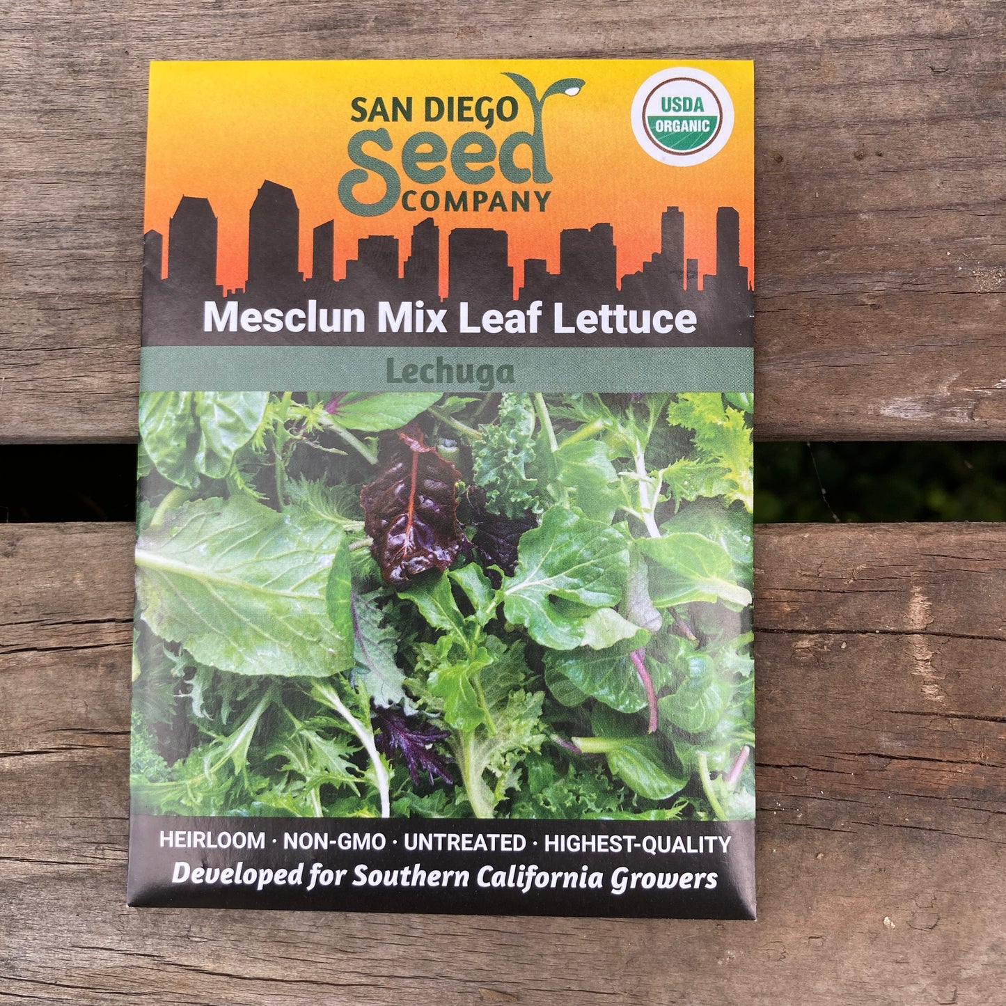 Mesclun Mix - Organic - San Diego Seed Company