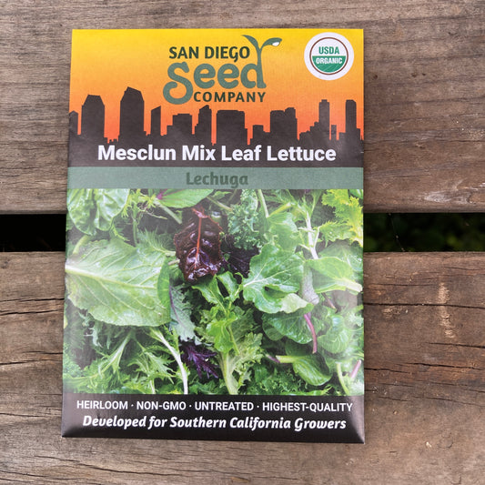 Mesclun Mix - Organic - San Diego Seed Company