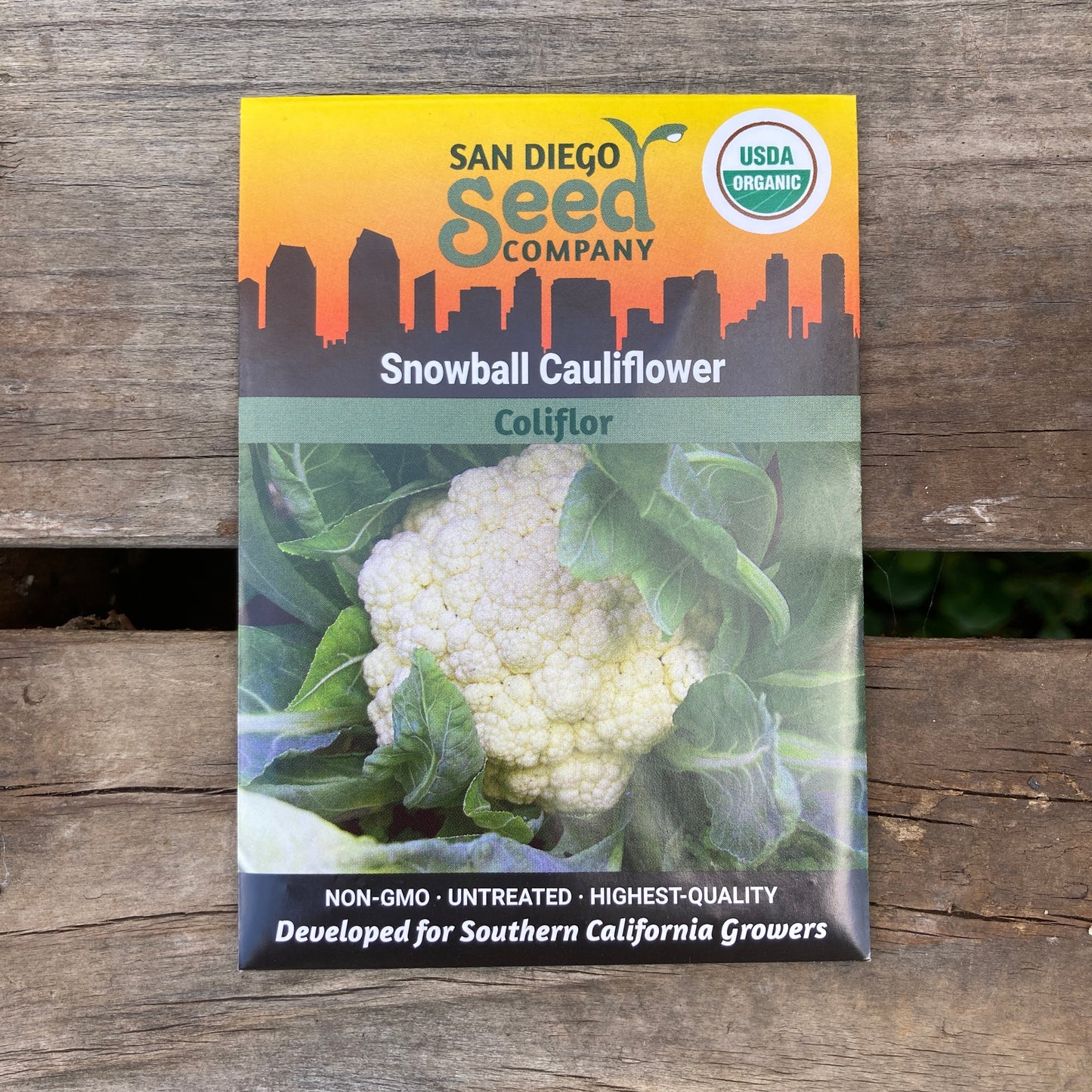 Cauliflower, Snowball - Organic - San Diego Seed Company