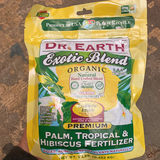 Dr. Earth Exotic Blend Organic Palm, Tropical, and Hibiscus Fertilizer