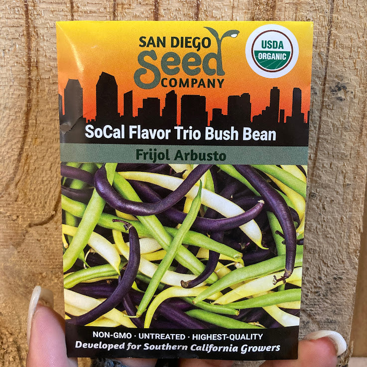 Bean, SoCal Flavor Trio Bush - San Diego Seed Company