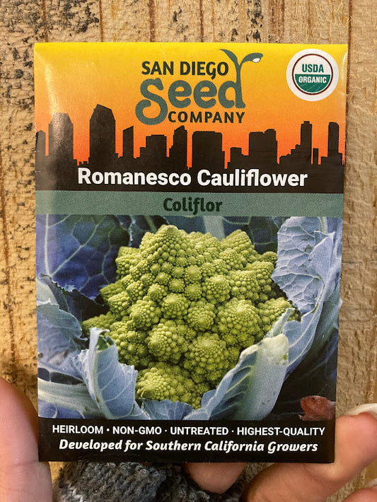 Cauliflower, Romanesco  - San Diego Seed Company