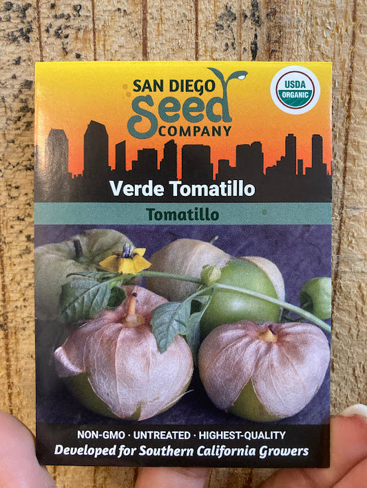 Tomatillo, Verde - Organic - San Diego Seed Company