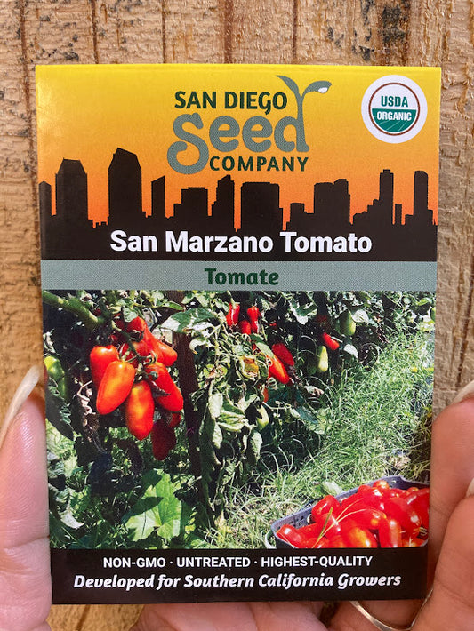 Tomato, San Marzano - Organic - San Diego Seed Company