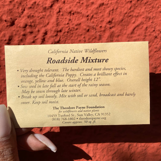Roadside Mixture - California Wildflower Seeds - Theodore Payne Foundation