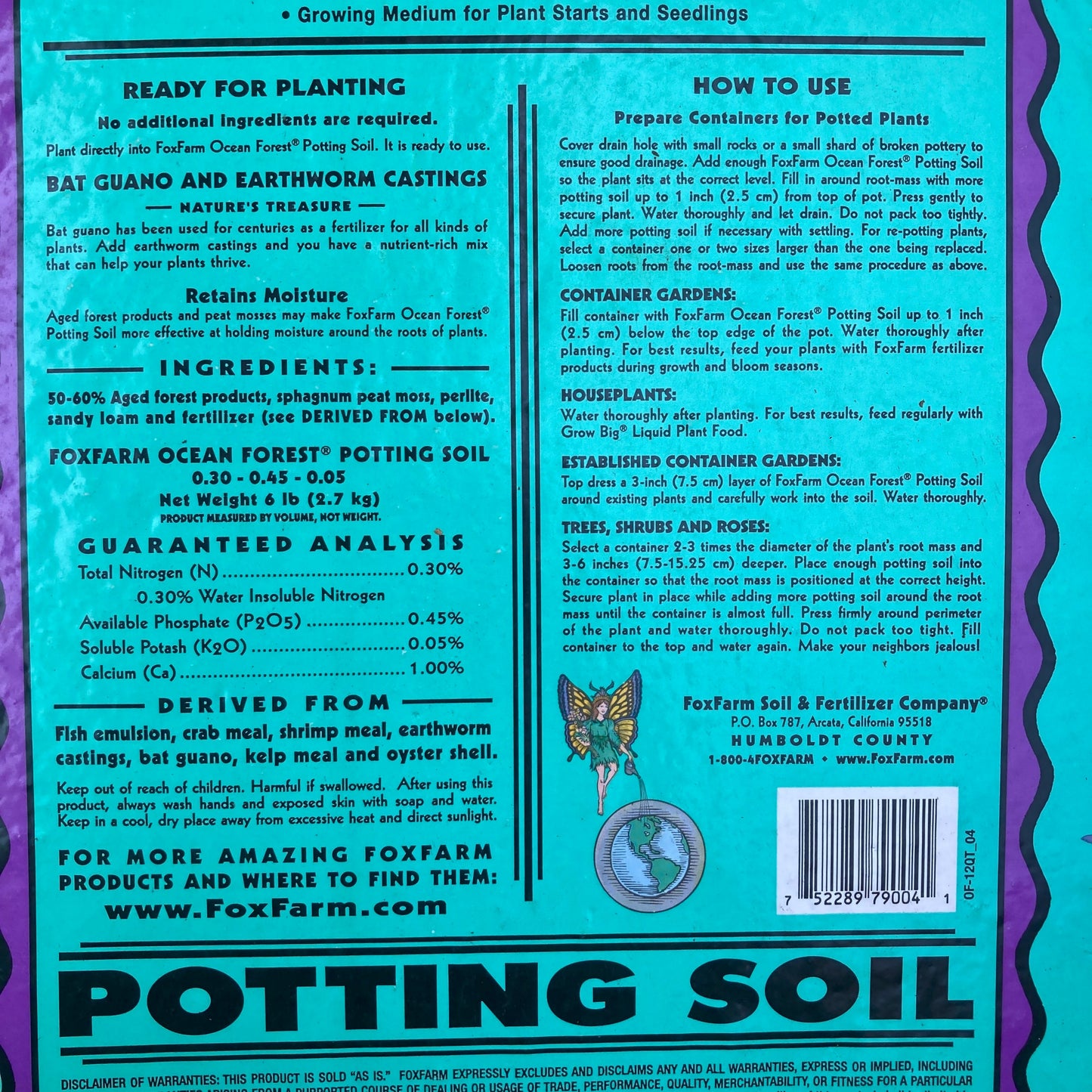 FoxFarm Ocean Forest Potting Soil