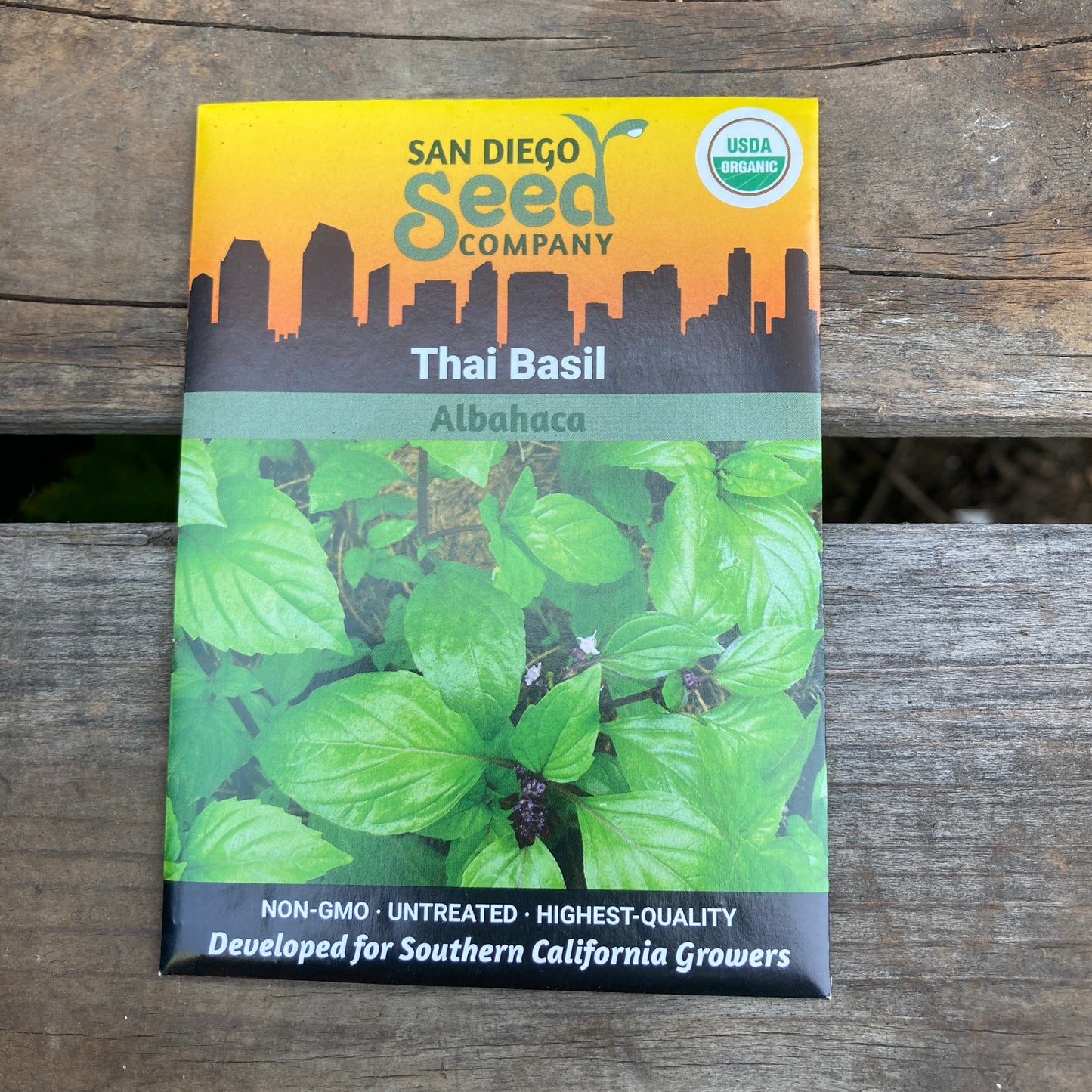 Basil, Thai - Organic - San Diego Seed Company