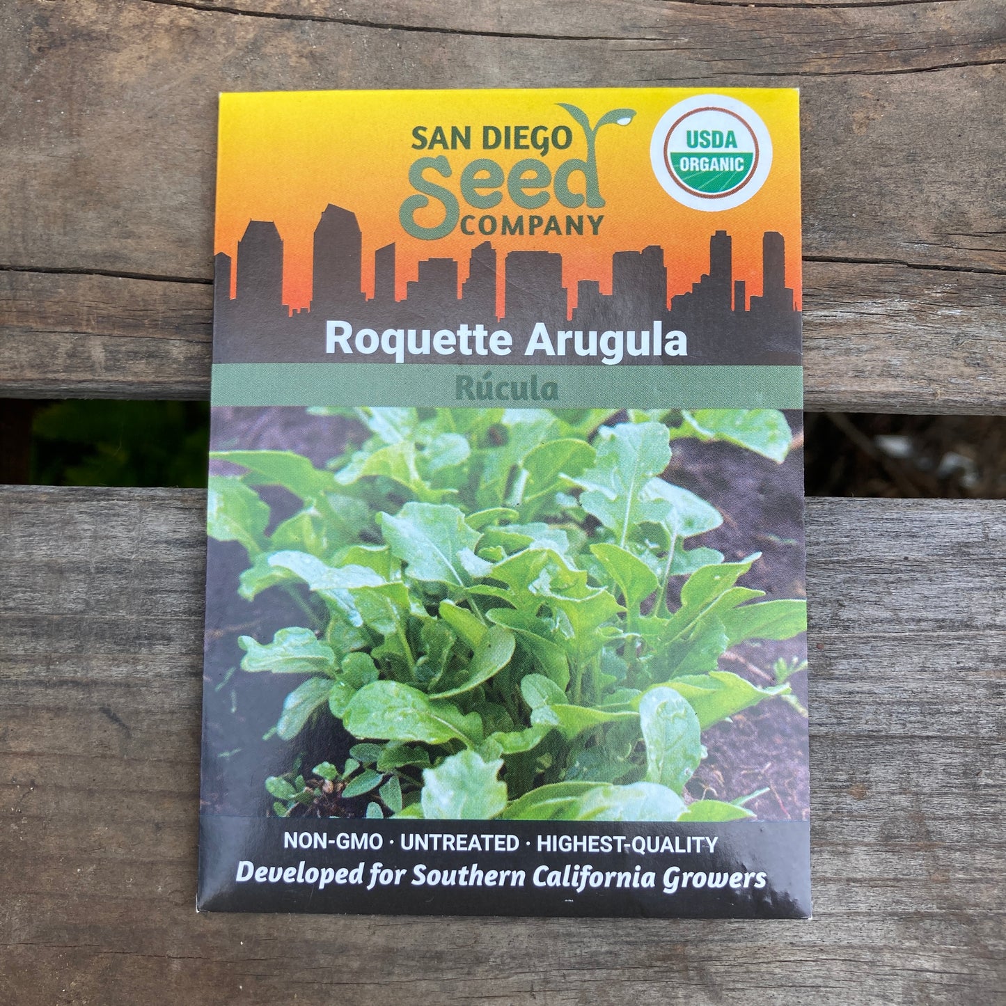 Arugula, Roquette - Organic - San Diego Seed Company