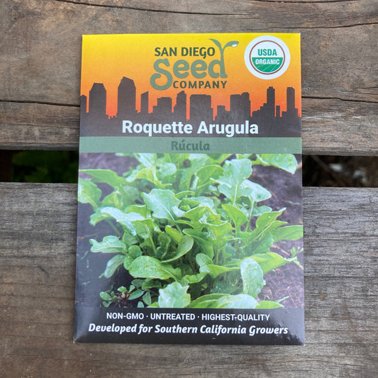 Arugula, Roquette - Organic - San Diego Seed Company