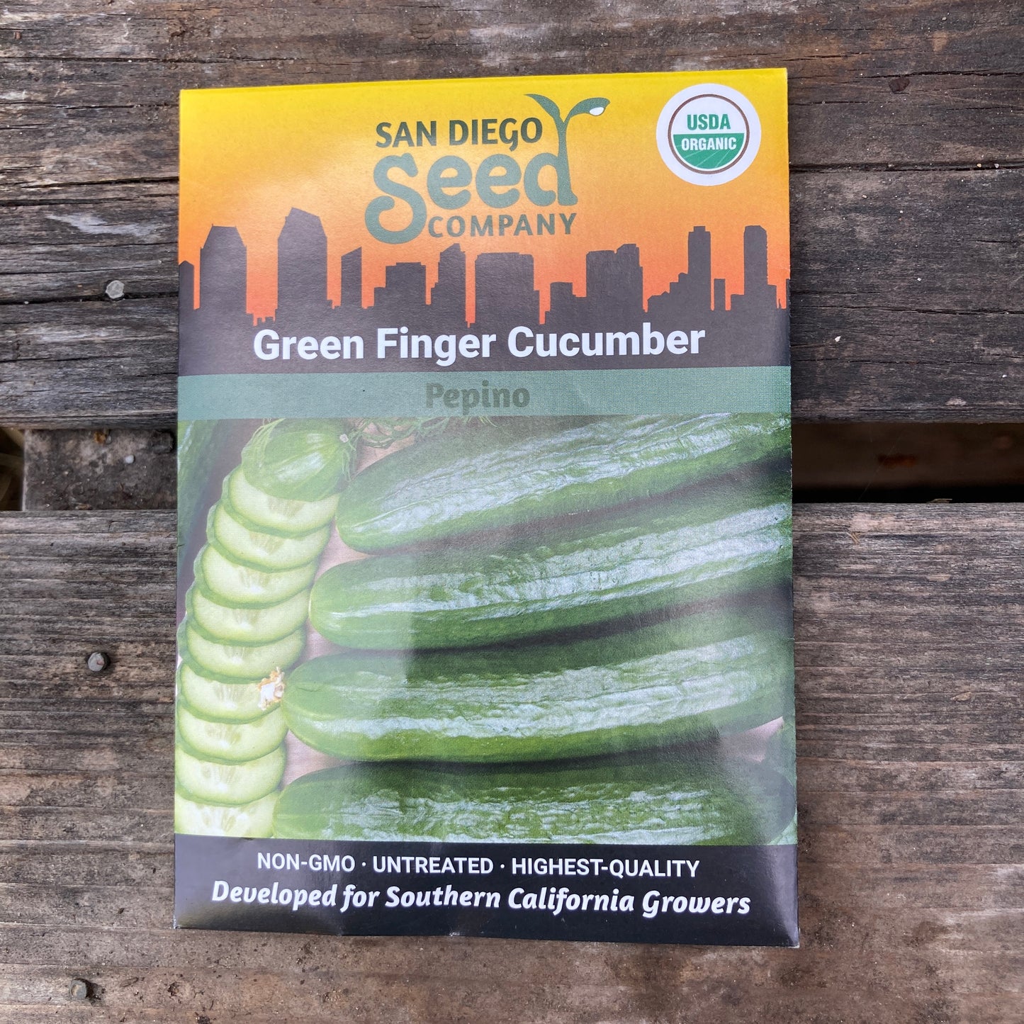 Cucumber, Green Finger - Organic - San Diego Seed Company