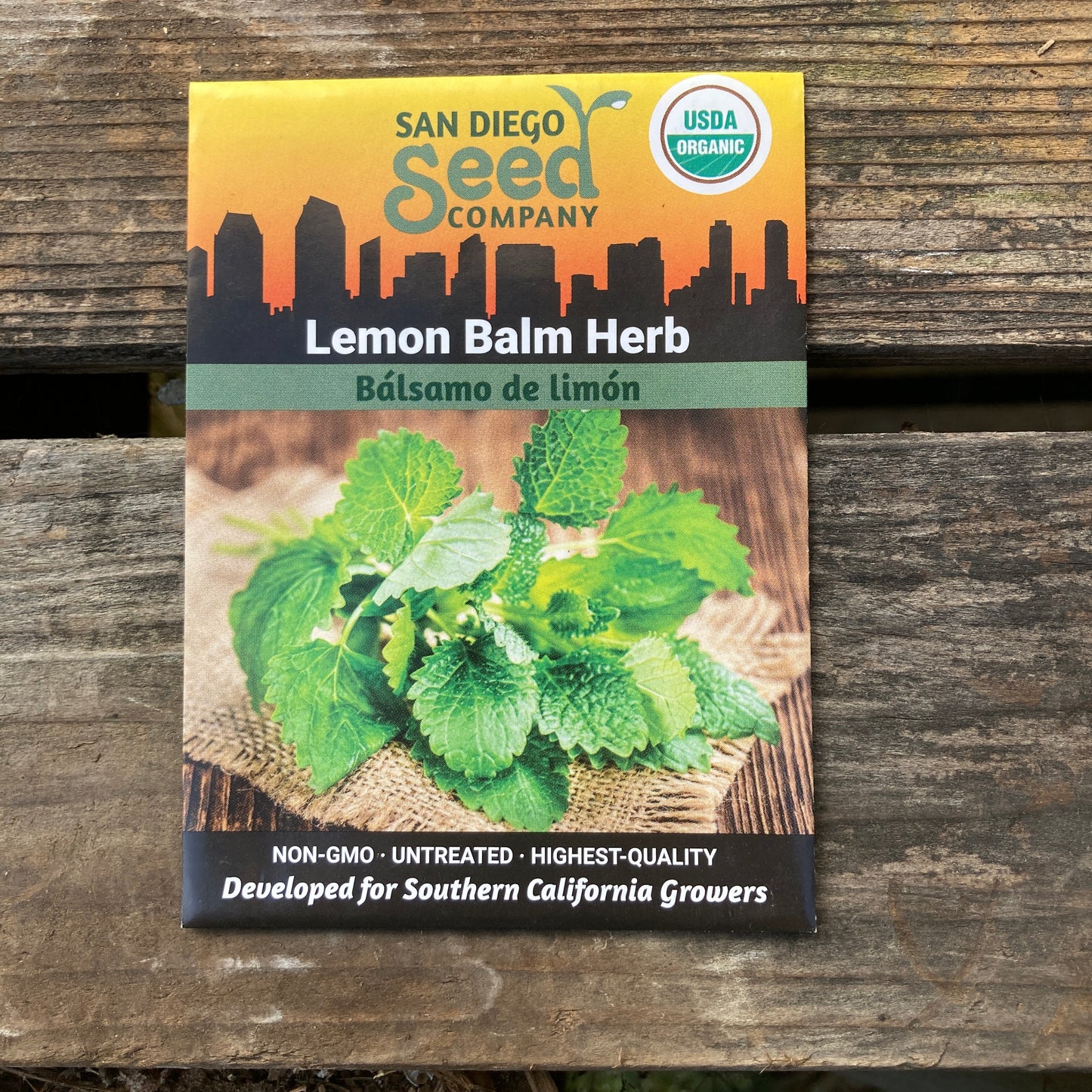 Lemon Balm - Organic - San Diego Seed Company