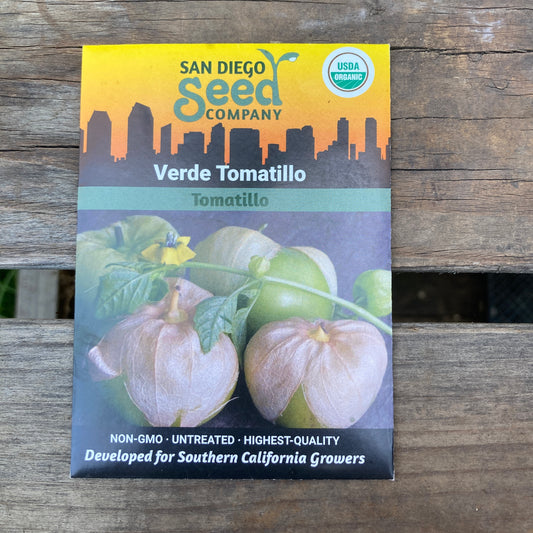 Tomatillo, Verde - Organic - San Diego Seed Company