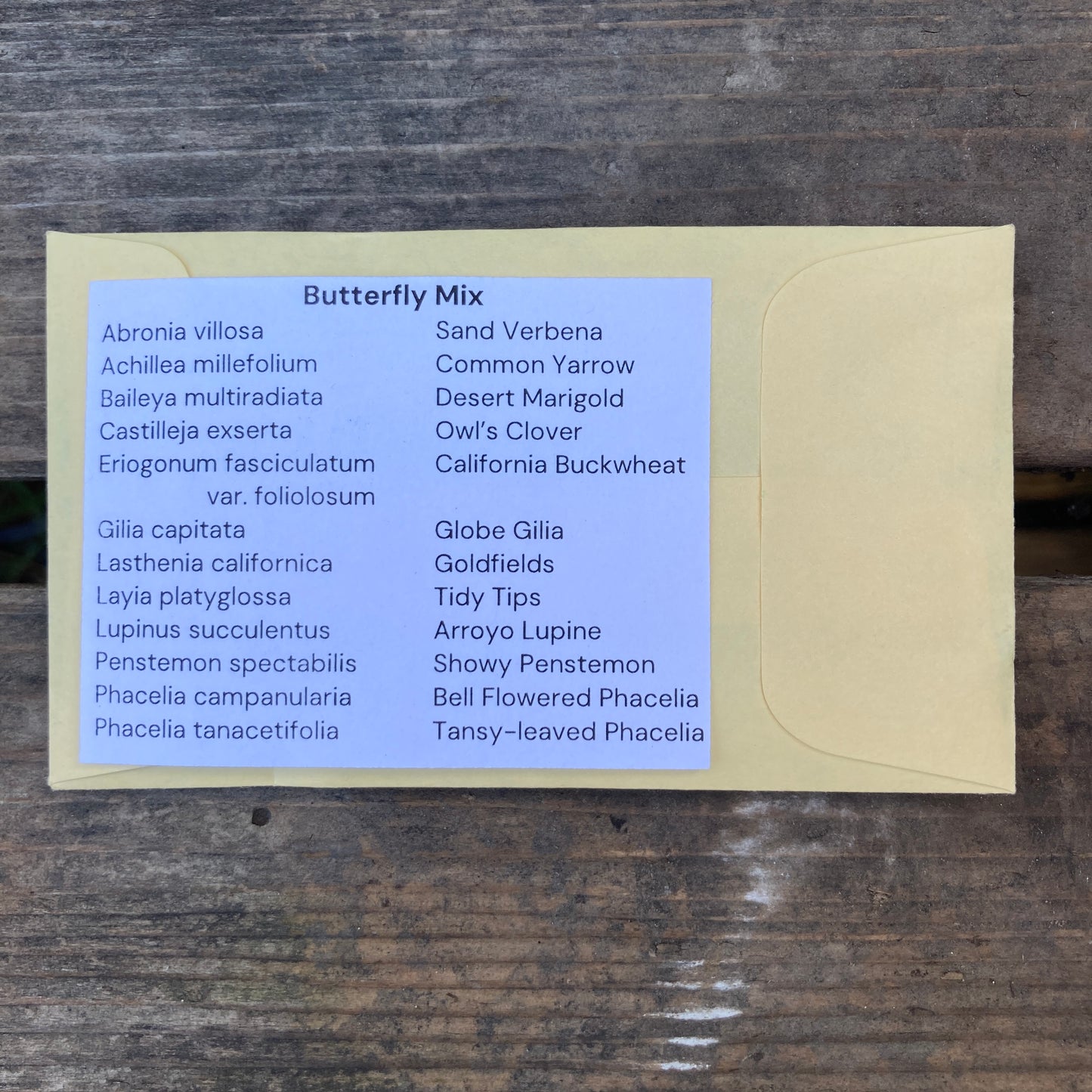 Butterfly Mix Seeds - Theodore Payne Foundation