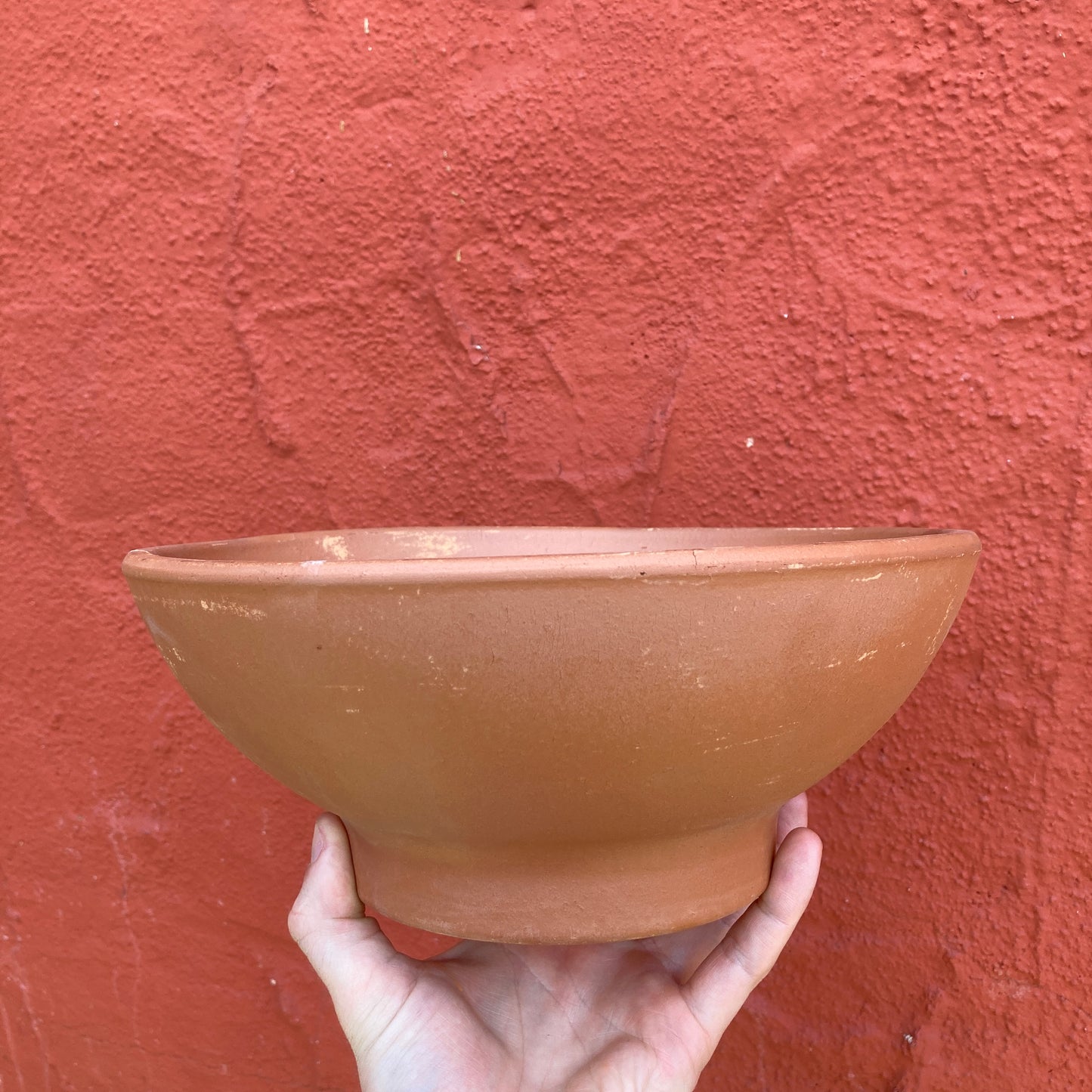 Low Terra Cotta Bowl
