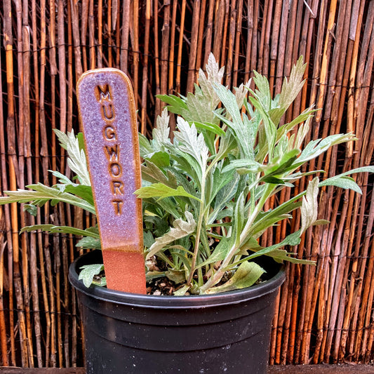 Ceramic Stick Tag - Mugwort / Rabbit Heart Ceramics